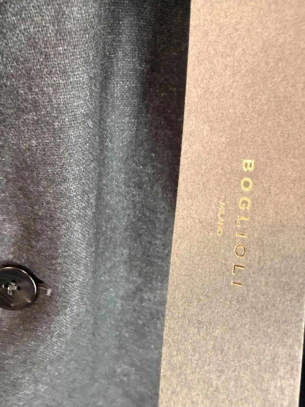 Boglioli K jacket Dark Charcoal Single-Breasted Blazer US40R , IT50